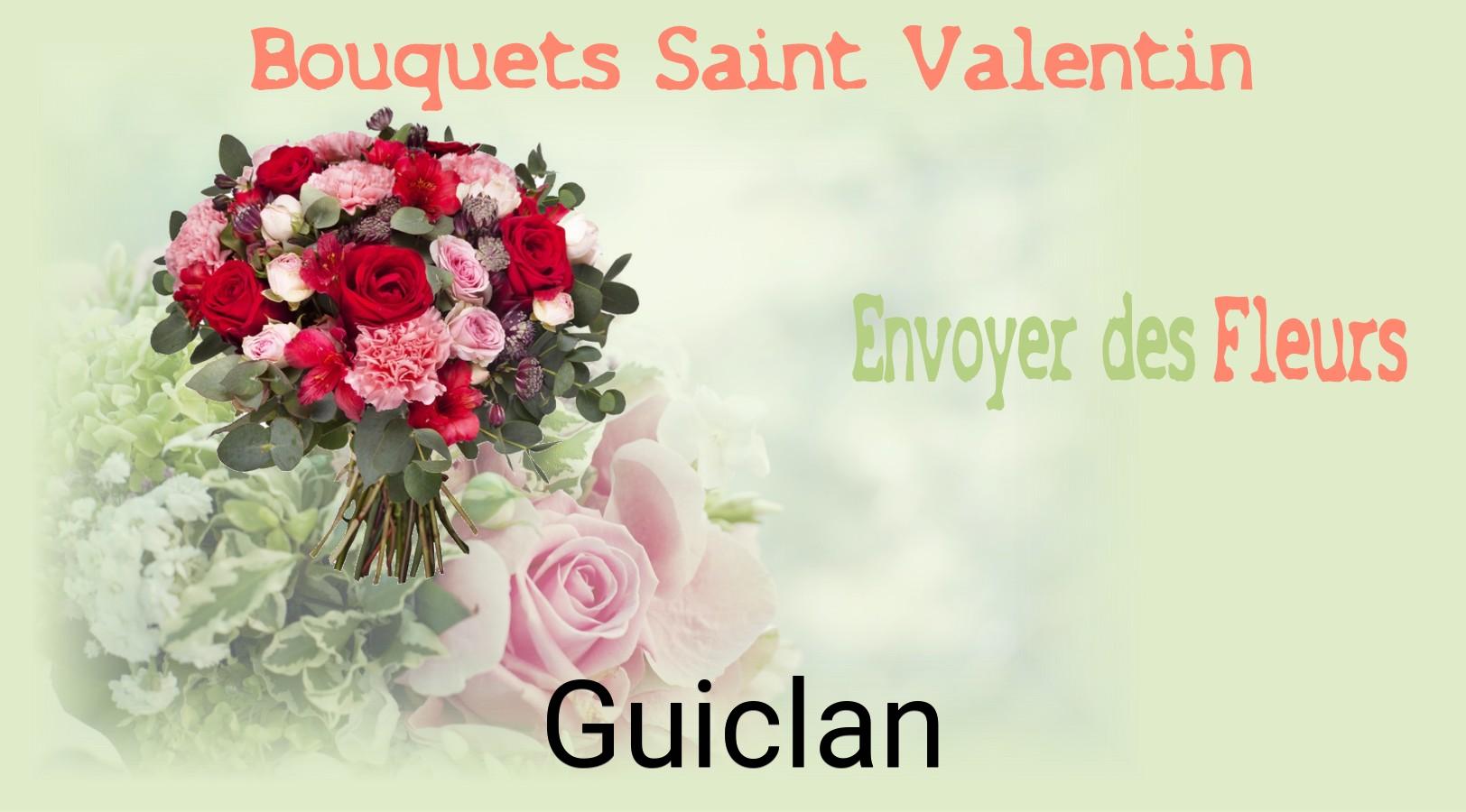 Roses de Saint-Valentin livrées à Guiclan